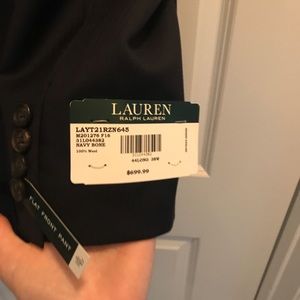 NWT Ralph Lauren Men’s Navy suit